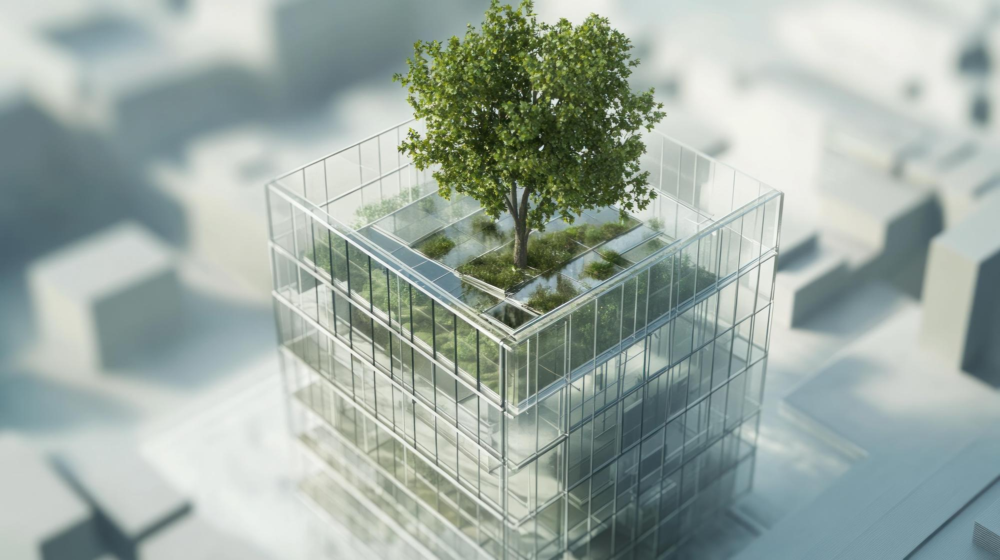 Modern green building