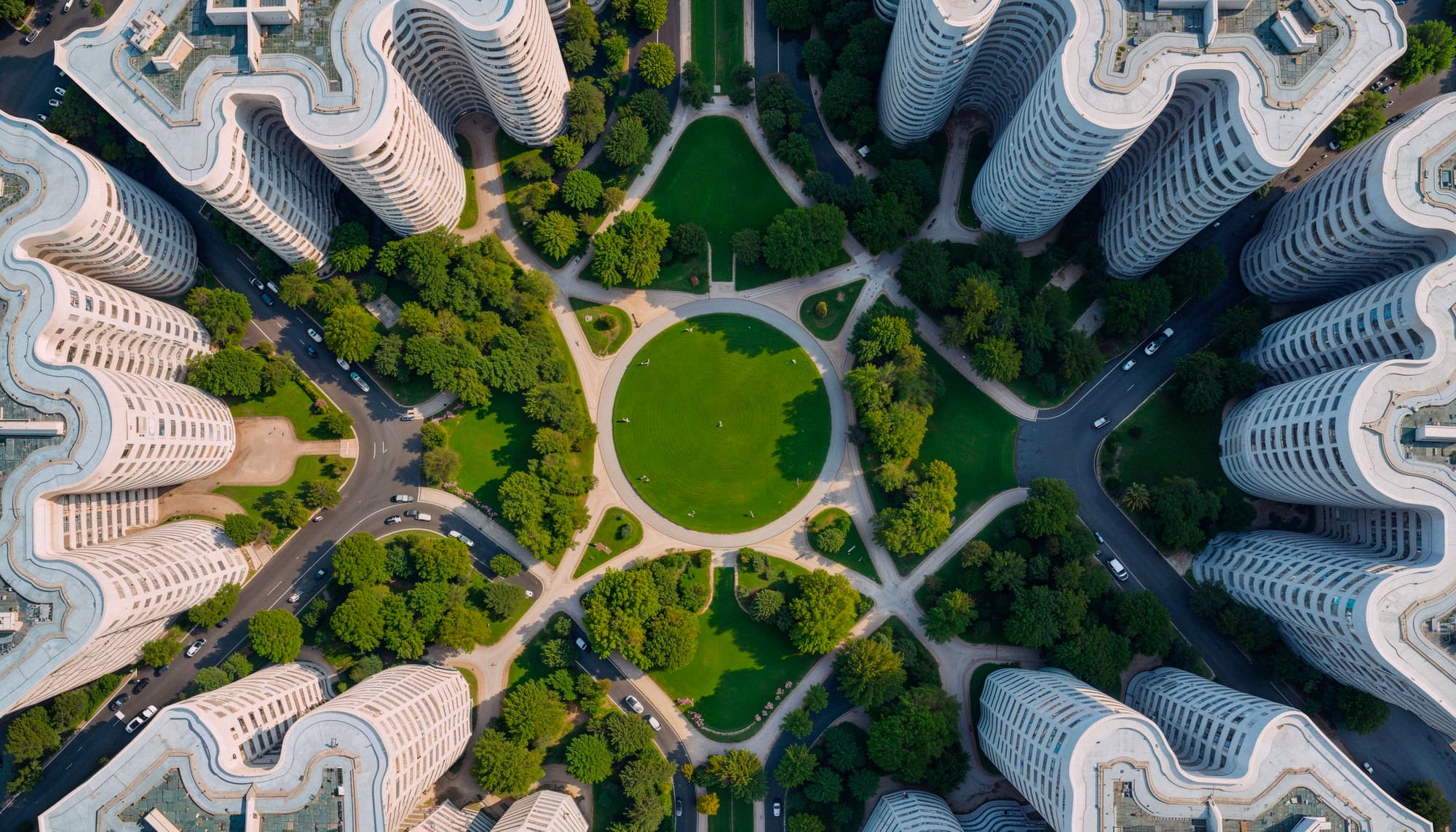 Modern urban landscape